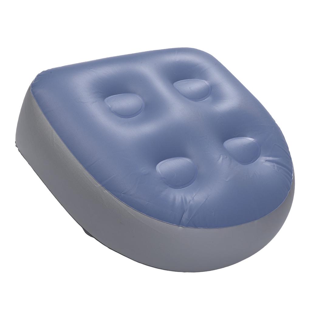Spa-Aufblasbares Kissen Whirlpool-Matte Wasserabweisende Badewannen-Rückenlehnenkissen für Badewannen Spas Pools Blau