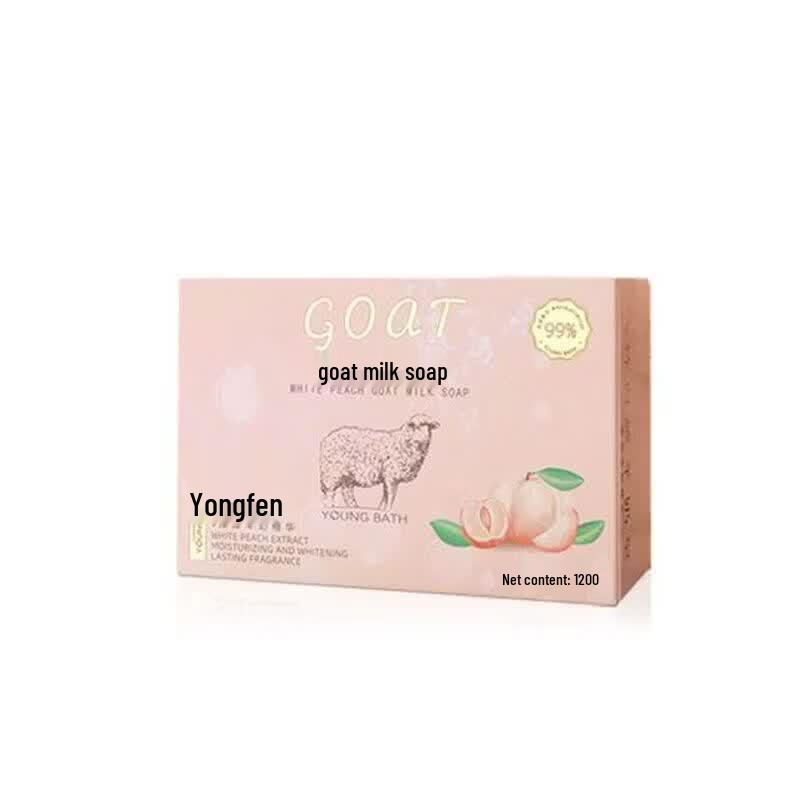 YOUNG White Peach Goat Milk Cleansing Soap