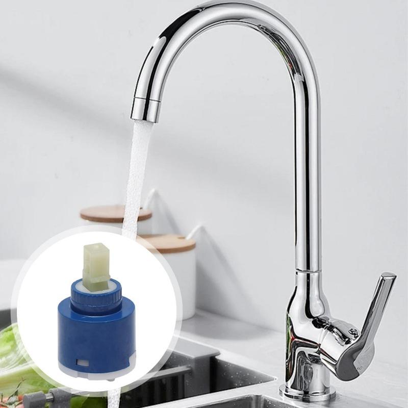35/40mm Ceramic Disc Cartridge Bathroom Faucet Cartridges Replacement Parts Water Mixing Valve Faucet Cartridge Switch Accessory