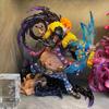 One Piece Blackbeard Action Figure Pvc Collectible Statue Dark Ice Devil Fruit Power Desktop Decoration For Anime Collection