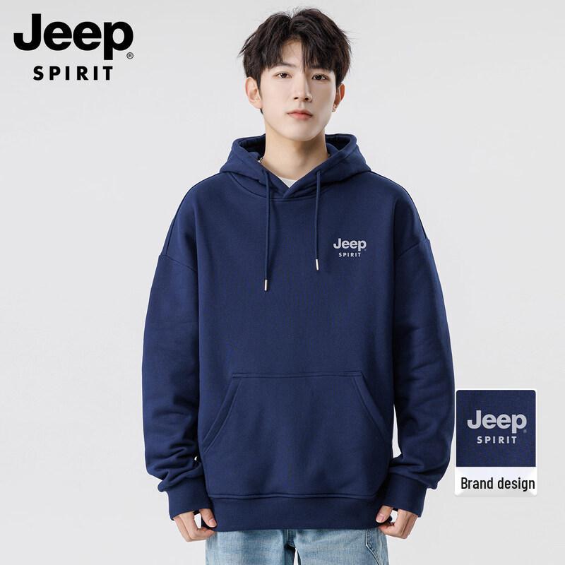JEEP SPIRIT Men s Heavyweight Hooded Sweatshirt XL