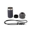 LIV PLUS PET Bottle Fits Shoulder Holder, Insulated, Double-Layered Vacuum-Proof, 300-650ml, Bag, Black, NM-373