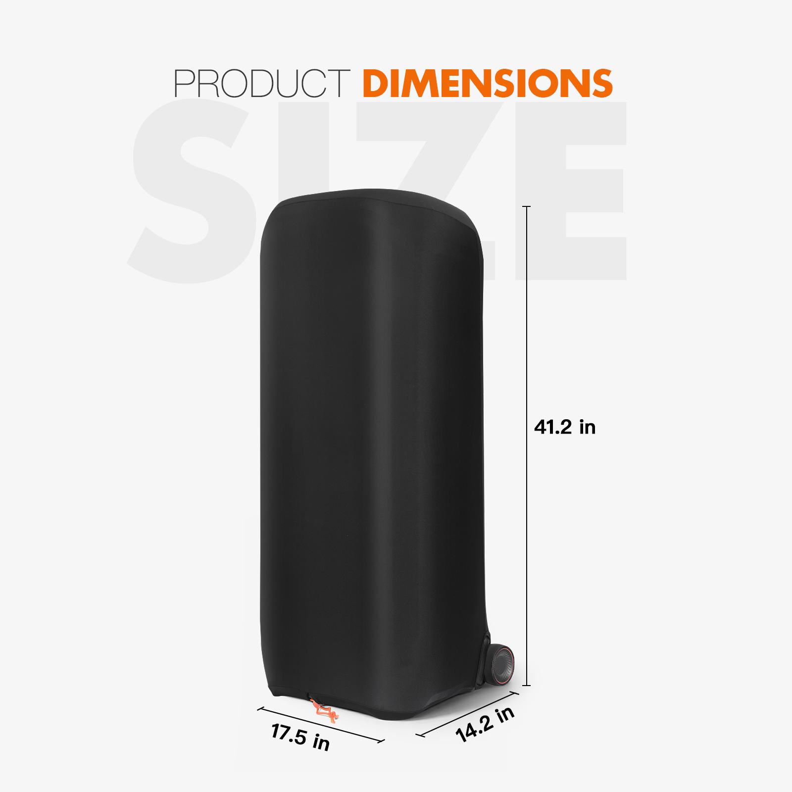 Pentru JBL Partybox Ultimate Husa de protecție Husa protectoare Material textil Nailon Husa protectoare împotriva prafului cu buzunar lateral de depozitare Husa pentru praf negru
