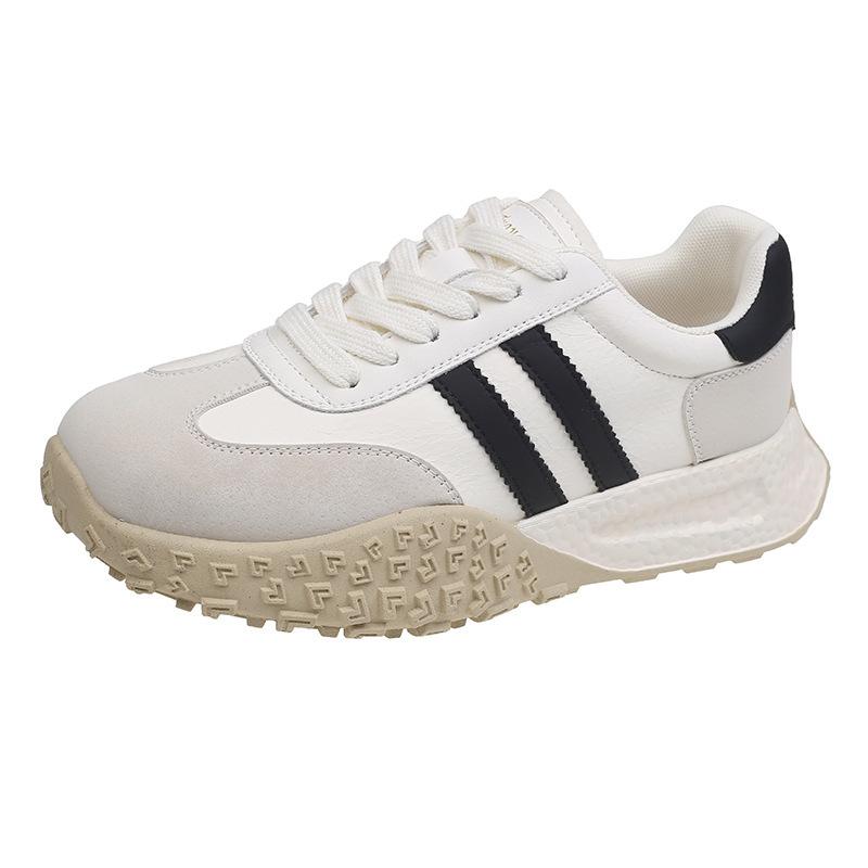 

Thick-soled color matching Forrest Gump shoes women s spring 2025 new retro versatile comfortable lightweight non-slip casual sports shoes 40 чорний