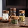 Transparent Borosilicate Glass Tea Canister: Airtight Storage Jar for Herbs, Snacks, Grains & More