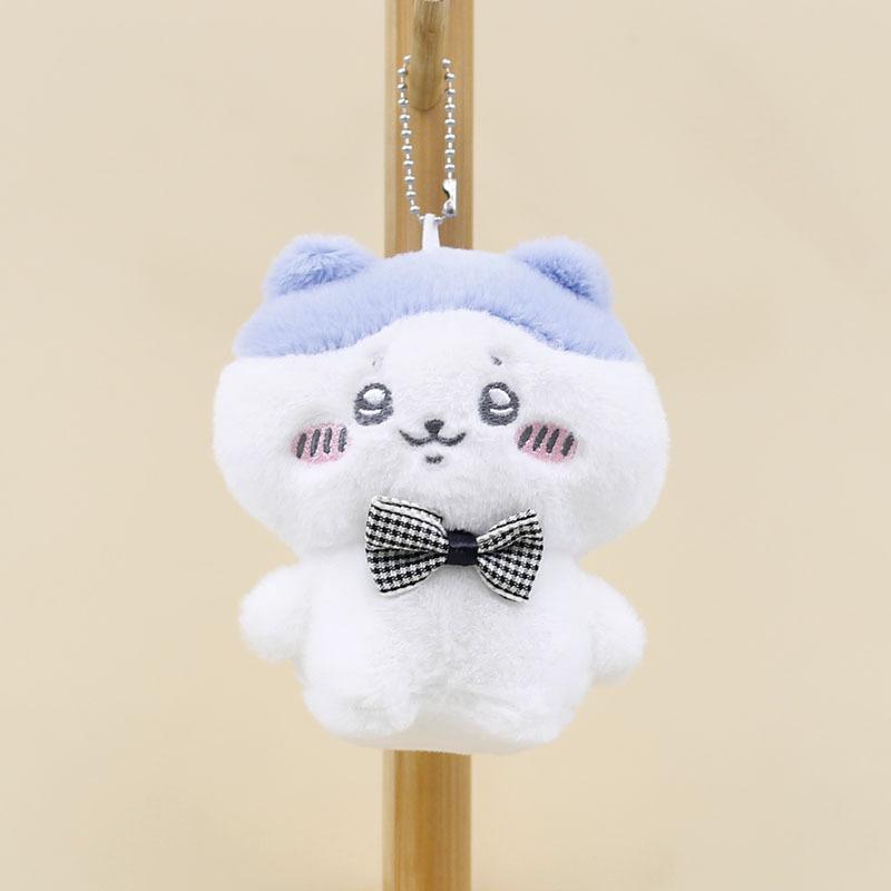Bunny Plush Fluffy Keychain Perfect Rabbit Accessory With Pp Cotton