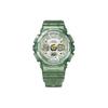 Casio G-Shock Tek Boynuzlu At Parlayan Su Geçirmez Spor Kuvars Saat Kadın saatleri Yeşil GMA-S120GS-3A
