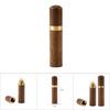 1pc Natural Wood Toothpick Holder Capsule Case Portable Handmade Craft Outdoor Use