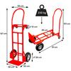 Mega-M 2in1 miller warehouse trolley, red, 250kg, N carton