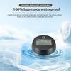 Ice Bath Thermometers Floating with Timer IPX6 Waterproof Cold Plunge Digital Bath Pool Thermometer