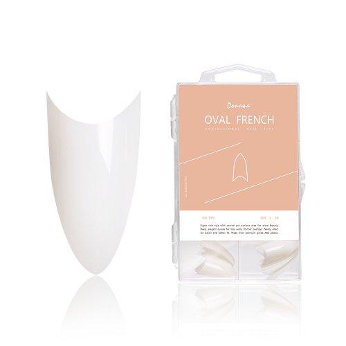 

Donna and Nail Tip Artificial Nails Oval French Natural 100nail CT164-100N-N