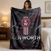 Coperta in Flanella con Stampa Kenworth Morbida Leggera Coperta Plaid in Peluche per Letto Divano Uso Domestico