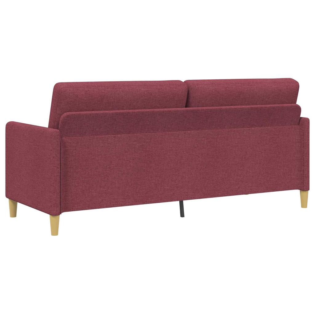 Storage Sofa in Burgundy 192 x 78 x 87 cm Polyester