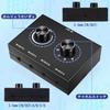 Hcskoss Audio Selector Audio Switcher Stereo AUX Audio Selector 4 Ports Headphone Splitter 4 Input 1 Output Audio Splitter Switcher Selector Speaker