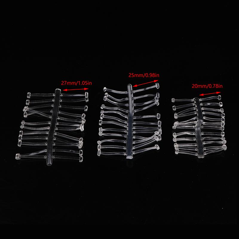120Pcs/5Sheet Carp Fishing Hair Rig Fishing Bait Stop Rig Stoppers Clear Color Boilie Inserts Fishing Tools