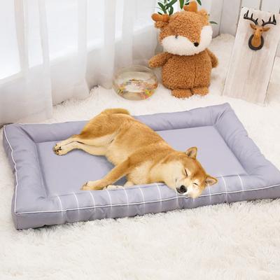 Cama Impermeable para Perrera para Perros Duradera Almohadilla Resistente a Mordiscos con Tejido de Poliéster de Secado Rápido para Perros Grandes Medianos Pequeños
