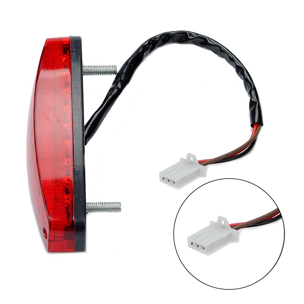 12v ATV LED Rear Tail Brake Light LED Rear Lights Cafe Racer Indicator Lamp Motorcycle Lighting For Moto Quad Kart Scooter