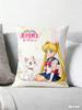 Sailor Moon Pillow Anime Fan Favorite Inner Senshi Print Decorative Pillow for Fans Magical Girl Home Decor and Anime Enthusia