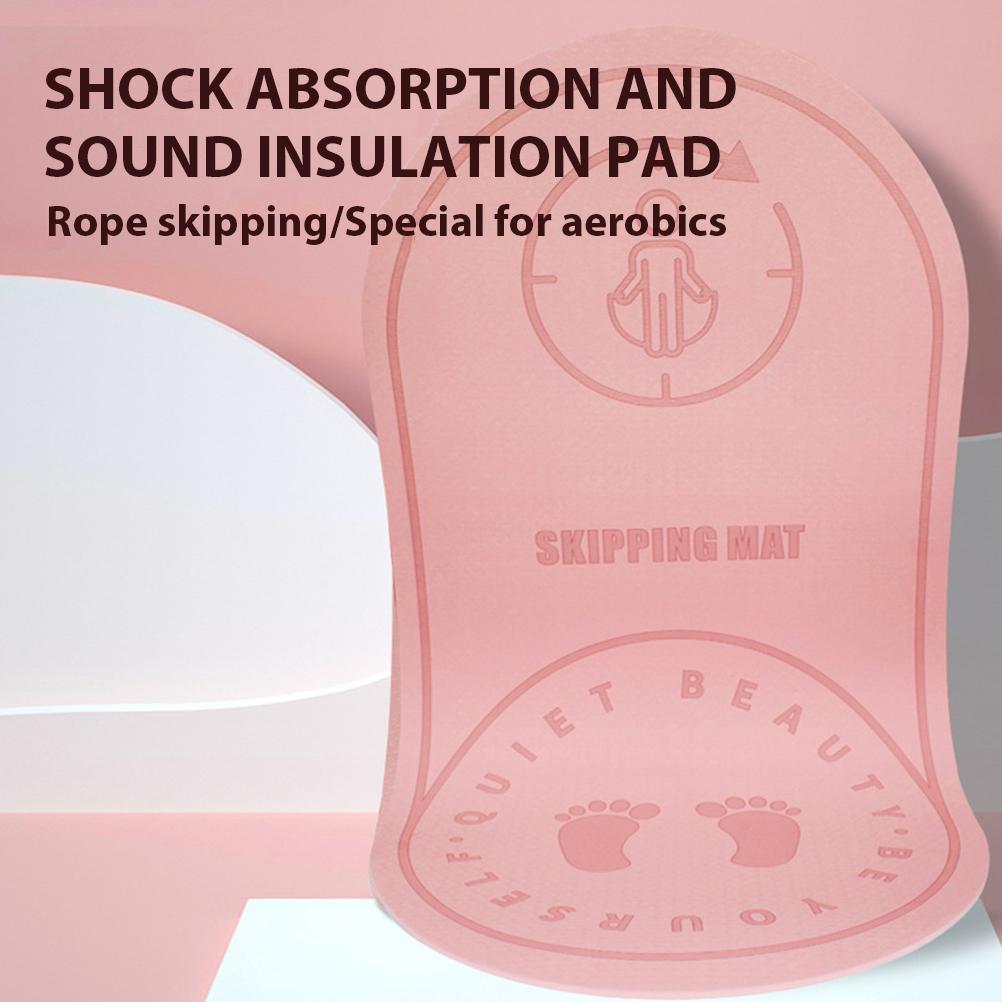 Jump Rope Mat for Indoor Jumping Household Skipping Buffer Pad Silent Yoga Mat Non Slip Sports