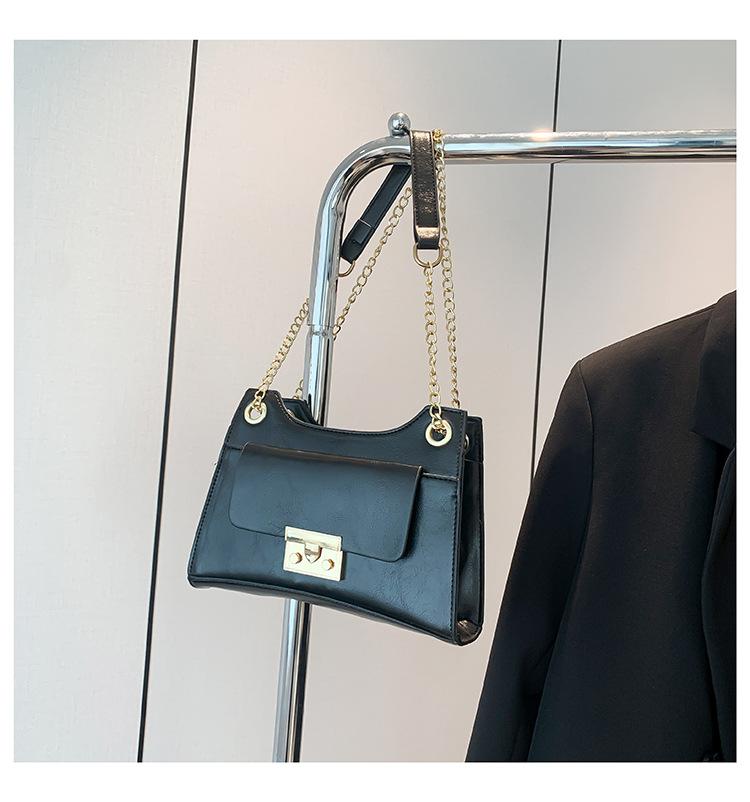 

Сумка Niche underarm 2024 новая текстура цепная сумка на плечо сумка высокого класса модная сумка-мессенджер женская сумка чёрный