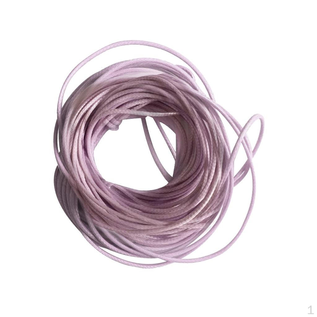 1.5mm x 10m Jewelry Making Crafting Beading Macrame Waxed Cotton Cord Thread () - 12 Colors to