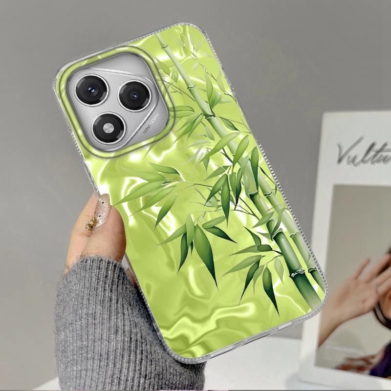 Bamboo Leaf Flower Women Case For Honor 400 Pro X9c Magic7 6 5 200 Lite Smart X9a X8a X8b X8c X7c X6 X8 90 70 Bumper Funda Cover