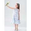 Montagut Girls' Floral Spaghetti Strap Summer Dress