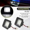LED License Plate Light Tag Lights Assembly Compatible With 2015- Ford F150,2017- F150 Raptor Number Plate Lamp Pickup Truck Replacement (Clear Lens)