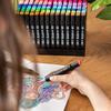 RAGI Alcohol Markers 168 Double-sided Felt-tip Pens, Dual Tip, Professional Artistic Drawing Set