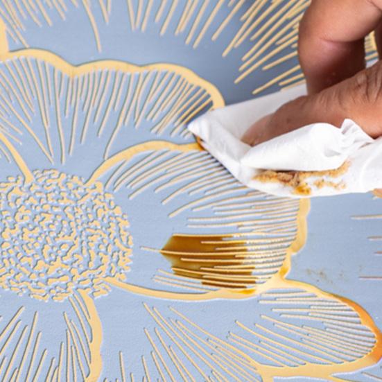 PVC Placemats Insulated Table Protectors Blooming Flowers Anti-slip Bowl Pad Stain Proof Drink Coaster Elegant Home Decor