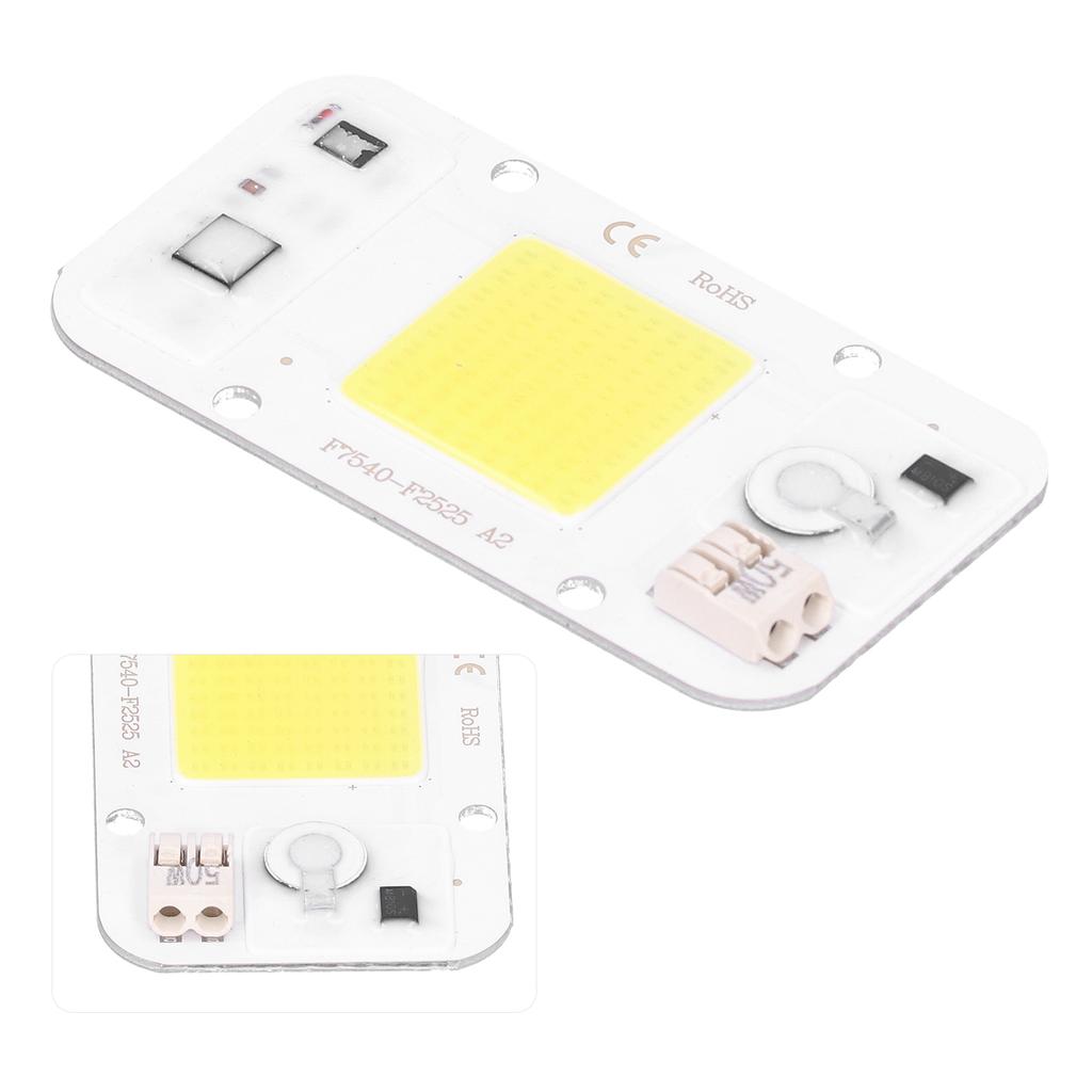 20W 30W 50W 220V LED COB Chip Lamp Panel WeldingFree White Warm Light Full Specturm