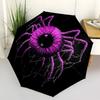 1pc Eye Spider Automatic Folding Umbrella, Lightweight Retractable Compact Travel Umbrella, 8-Rib Sturdy Frame, Fine Outdoor Umbrella120