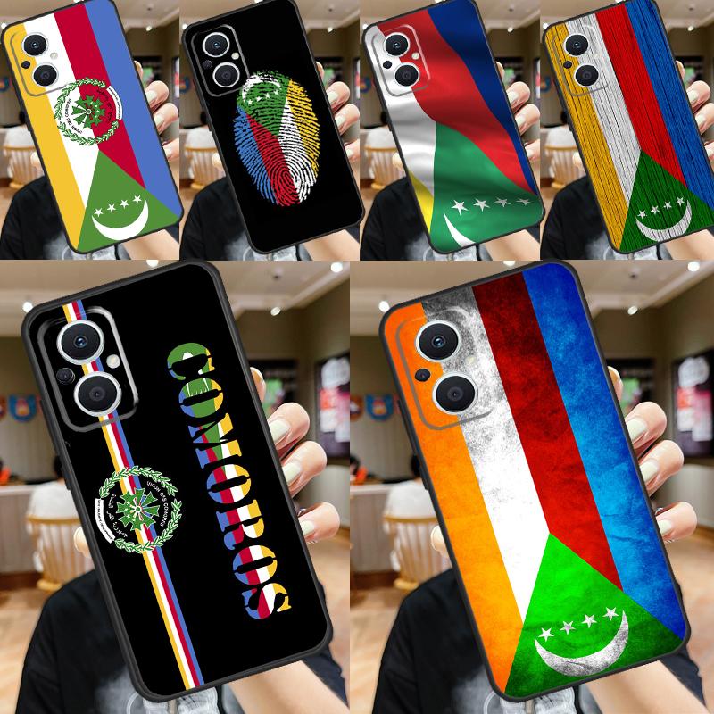 Comoros Flag Case For OPPO Reno 10 Pro 11F 4Z 5Z 8T 4 5 6 7 8 Lite OPPO Find X2 X3 Neo X5 X6 Pro Cover