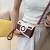 Small Bag Women's Versatile New Contrasting Colors Cute Camera Bag Girl Mini Lipstick Bag