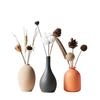 Nordic Style Morandi Ceramic Vase with Small Dried Flowers for Home Decor