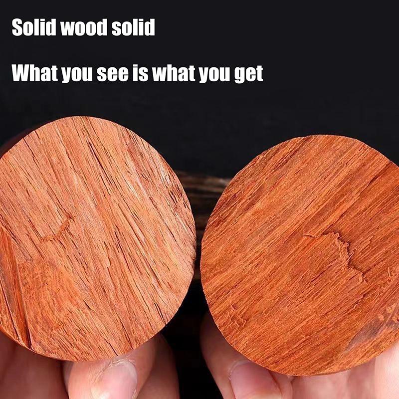 Rosewood Baoding Balls New Chinese Hand Exercise Massage Stress Balls Antique Wooden Health Therapy For Rehabilitation Desk
