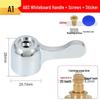Universal Single Cold Faucet Handle & Angle Valve Set for Kitchen/Bathroom