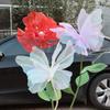 Floare de Plastic Simulat de Exterior 50cm Fluture Mare de Mătase Decorațiune de Nuntă Potrivită Pentru Locații de Nuntă, Hoteluri, Sufragerii