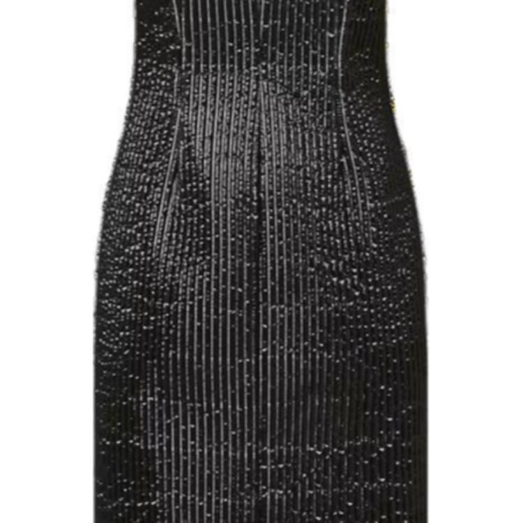 LOUIS VUITTON FW23 Sleeveless Dress Women's Black 1AC38I