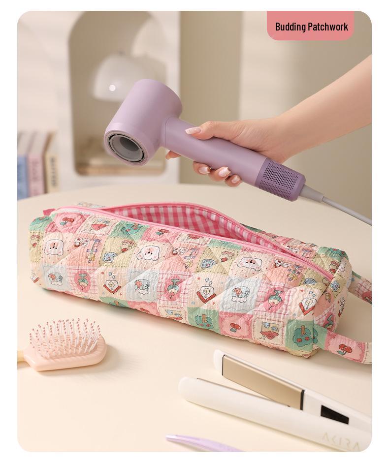 Runhui Floral Roller Blow Dryer & Curling Iron Storage Bag