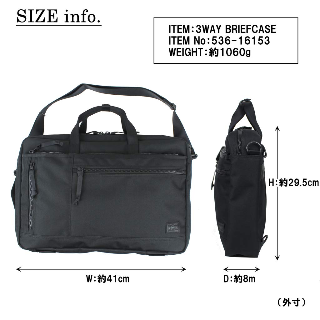 PORTER INTERACTIVE 3WAY BRIEFCASE Businesstasche [Porter] 536-16153 Schwarz/10
