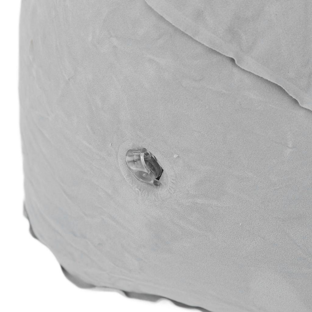 Inflatable Foot Rest for Air Travel Multifunctional PVC Flocking Portable Leg Rest Pillow