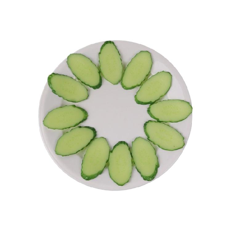 Simulation Cucumber Slices Food Model Kitchen Photography Restaurant Display