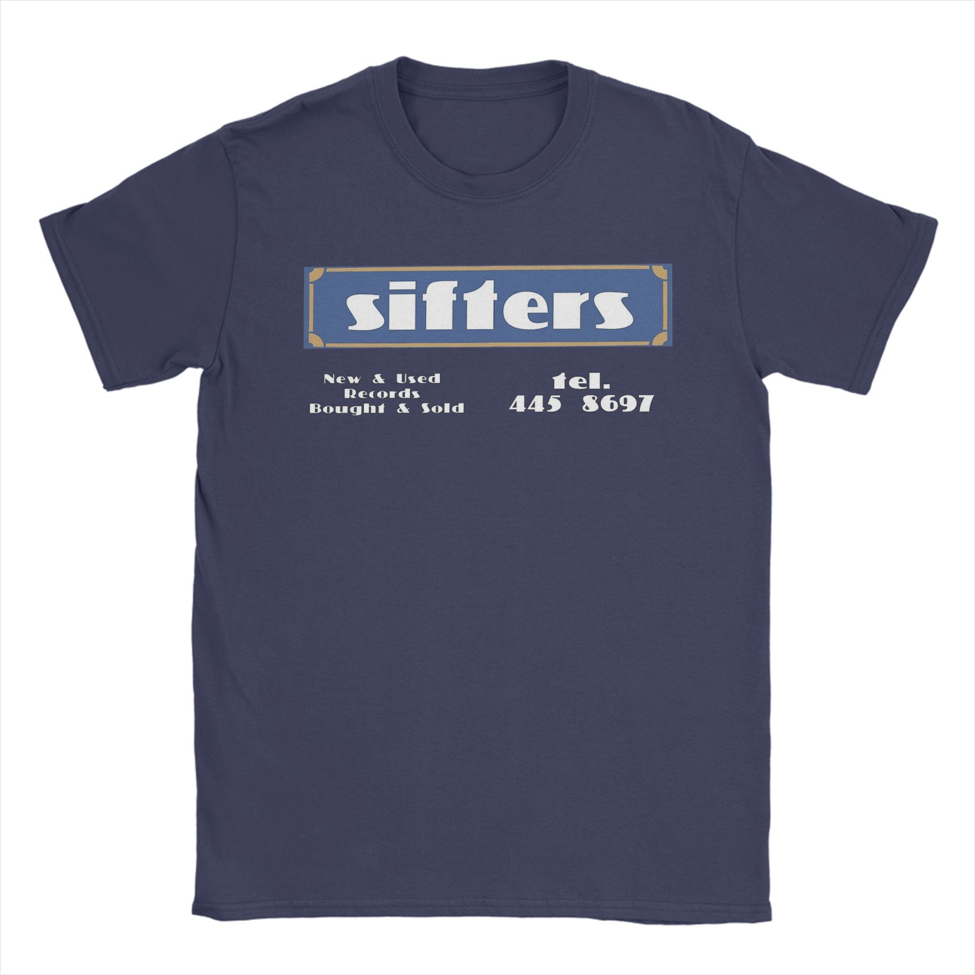 

Men T-Shirts Sifters Records Casual Cotton Tee Shirt Short Sleeve T Shirt O Neck Clothing Graphic 4XL