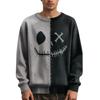 Herre Langermet Pullover Genser Casual Halloween Trykk Strikket Oversized Genser