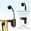 N90 Rechargeable Compact Instrument Microphone for Saxophone, Larinet, Trumpet, and Brass Instruments, Perfect for Live Concerts