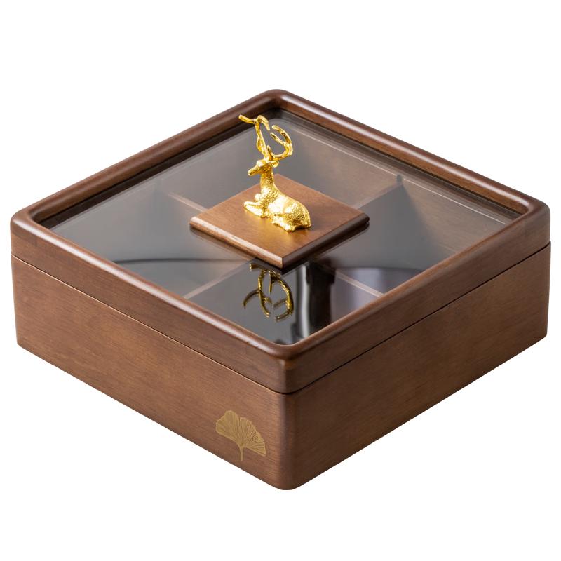 Divided Wooden Dried Fruit Storage Box