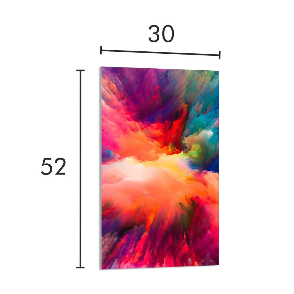 SZKLANA DESKA DO KROJENIA 30x52 Kolorowa