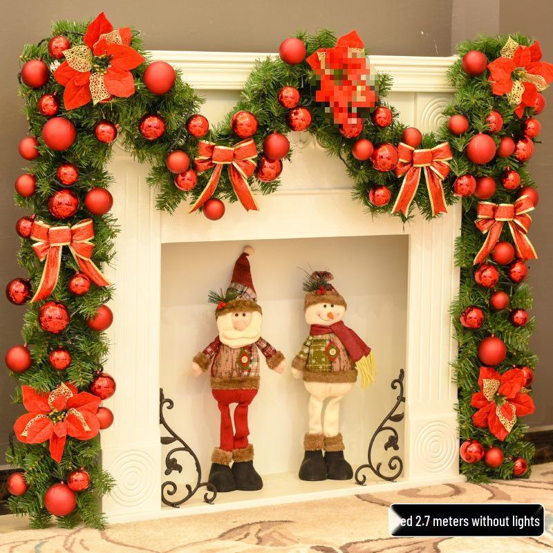 2.7m Christmas Garland for Decoration - Tree, Wreath, Wall, Door Hanging, Hotel, Shopping Mall Display
