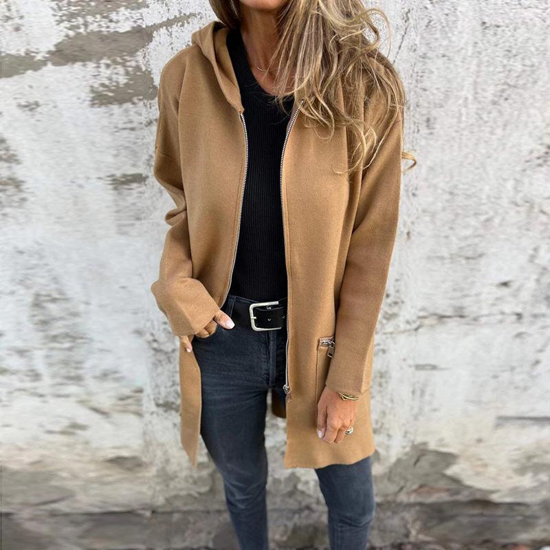 Женские элегантные винтажные модные куртки с длинным рукавом осень-зима повседневные — фото 15